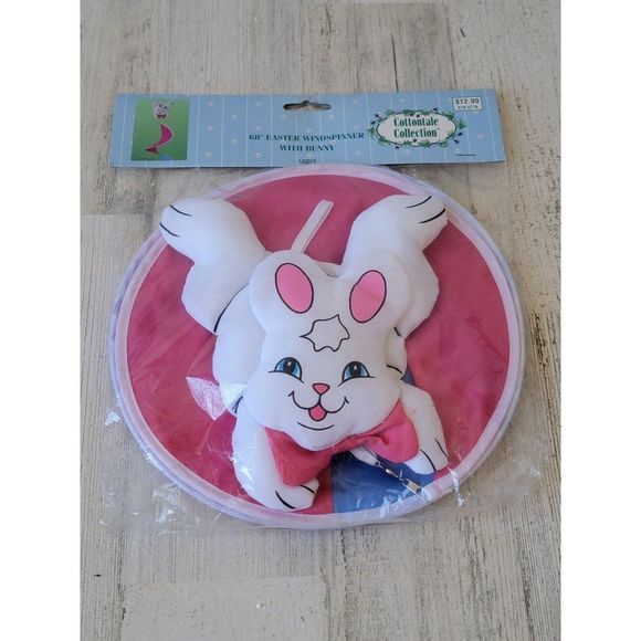 Easter Bunny wind spinner spring home decor accessory - Picture 1 of 6